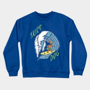 Surf Dog-summer Crewneck Sweatshirt